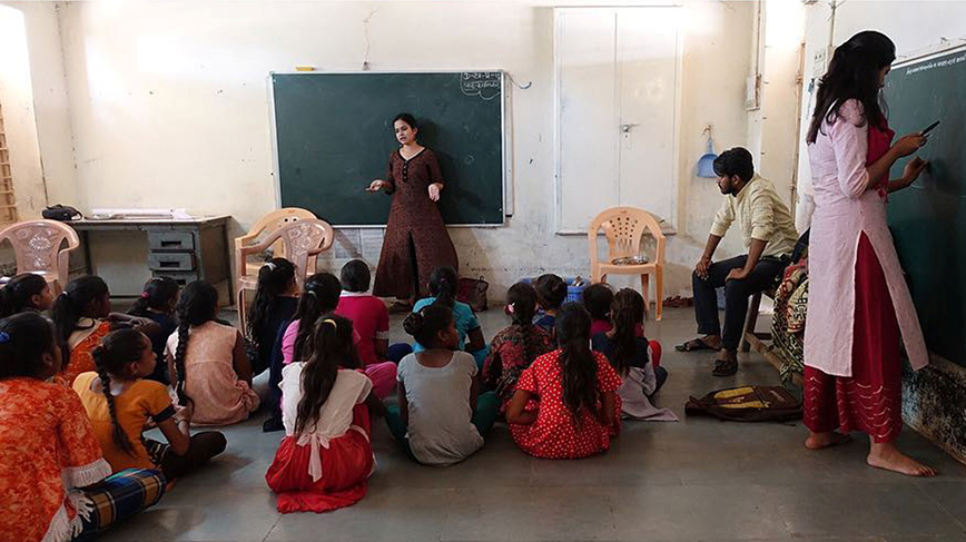 Workshop at Ambapur Village School